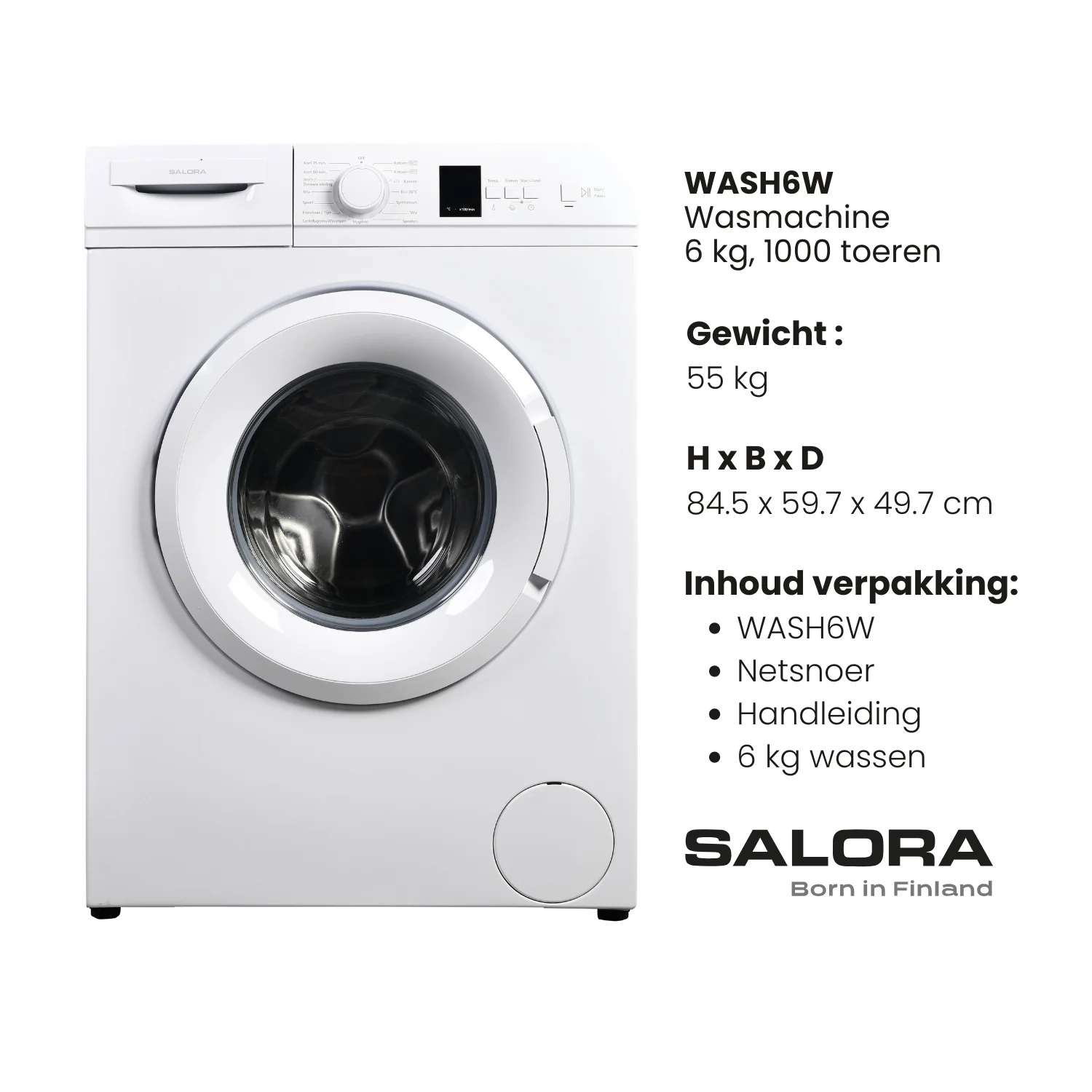 Salora WASH6W - Image 3
